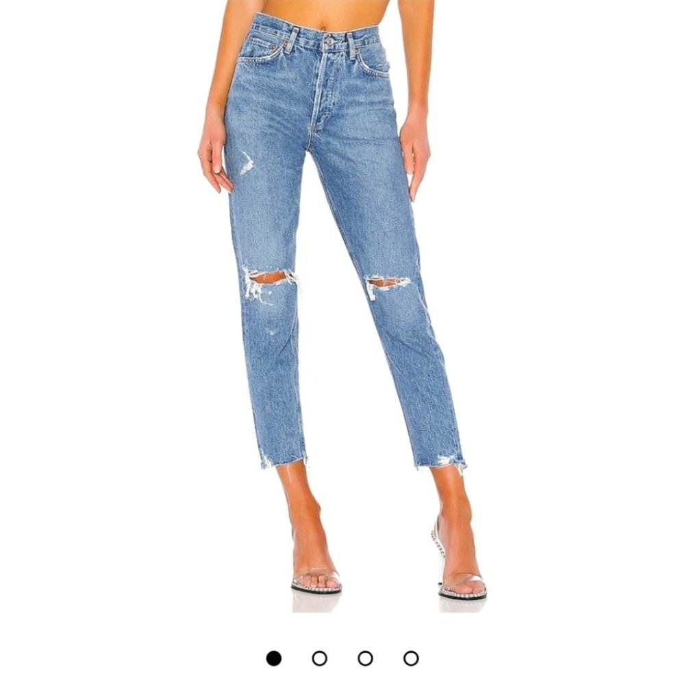 NEW Agolde New Jaime High Rise Crop